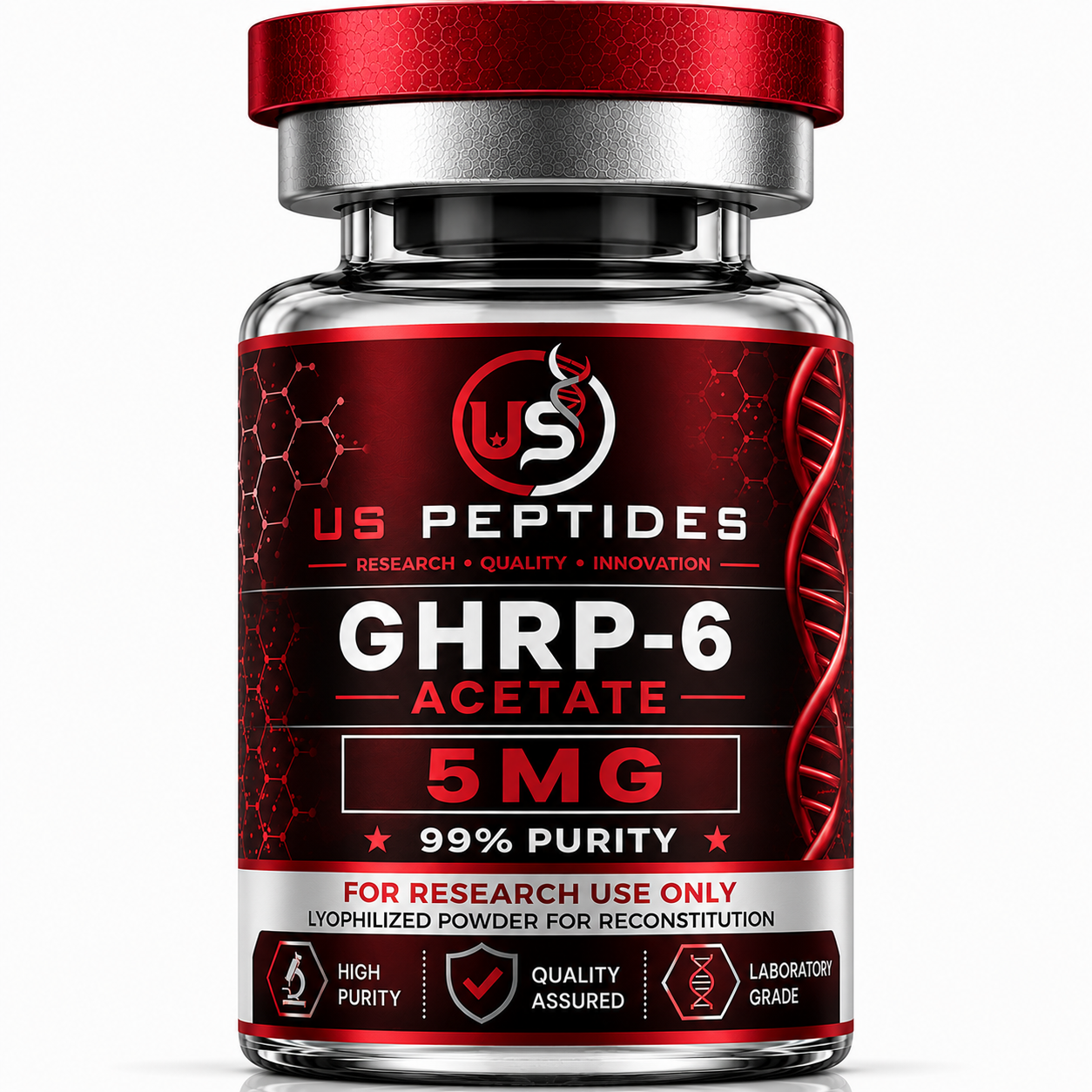 GHRP-6 Acetate 5mg / 10mg
